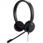 Headset on-ear Jabra Evolve 20 MS estéreo USB-C com microfone com cancelamento de ruído, preto