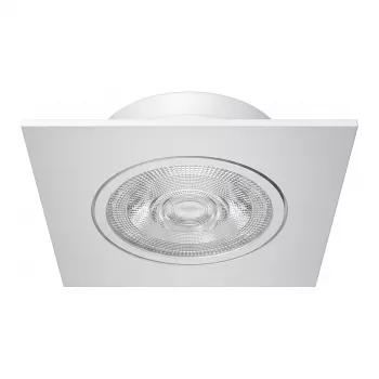 Foco LED de encastrar Synergy 21 Helios branco - quadrado + orientável - branco neutro