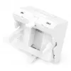 DIGITUS suporte para módulos Keystone, 1 porta, 45x45mm, branco puro (RAL 9010) para DN-93802-5-SH
