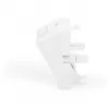 DIGITUS suporte para módulos Keystone, 1 porta, 45x45mm, branco puro (RAL 9010) para DN-93802-5-SH
