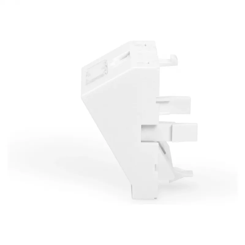 DIGITUS suporte para módulos Keystone, 1 porta, 45x45mm, branco puro (RAL 9010) para DN-93802-5-SH
