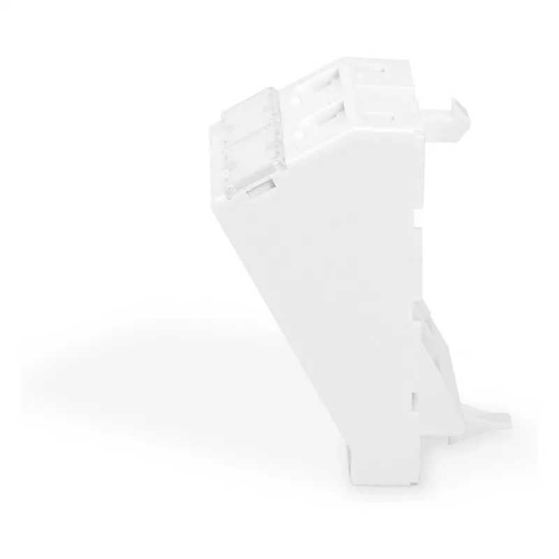 DIGITUS Placa Keystone 2 Portas 45x45mm Inclinada Branca