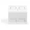 DIGITUS Placa Keystone 2 Portas 45x45mm Inclinada Branca