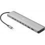 Sandberg Hub USB-C para 8x USB-C + 2x USB-A 100W PD 4K 30Hz Alumínio