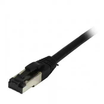 Synergy21 Cabo de Rede RJ45, CAT8.1 2000MHz, 1,0m, Preto, S-STP (S/FTP), TPE/LSZH (SuperFlex), AWG26