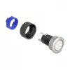 Delock Interruptor de Botão 22 mm Plástico Plano LED Branco