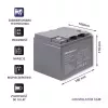 Qoltec 53035 Bateria AGM 12V 45Ah 540A