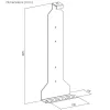 MACLEAN NanoRS RS180 suporte de parede para PlayStation 5, máx. 10 kg, preto