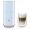 Smeg MFF02PBEU Espumador de leite, 3 funções, antiaderente, 500 W, azul pastel