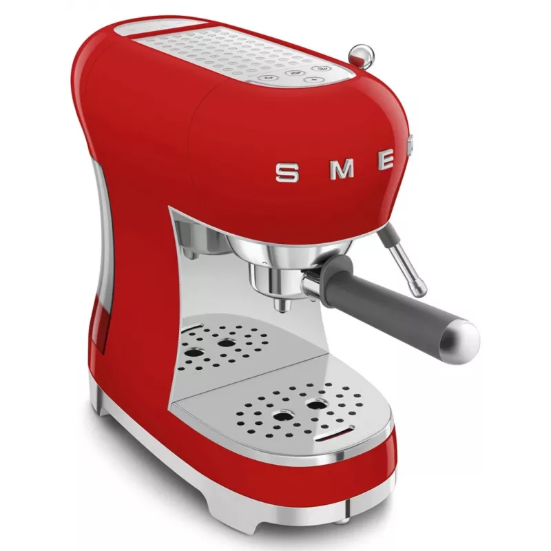 Smeg ECF02RDEU Máquina de café expresso manual 50's Style 1.1 L vermelha