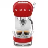 Smeg ECF02RDEU Máquina de café expresso manual 50's Style 1.1 L vermelha