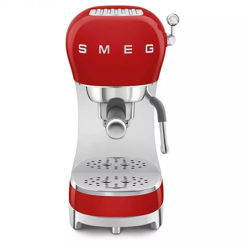 Smeg ECF02RDEU Máquina de café expresso manual 50's Style 1.1 L vermelha