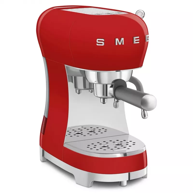 Smeg ECF02RDEU Máquina de café expresso manual 50's Style 1.1 L vermelha