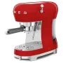 Smeg ECF02RDEU Máquina de café expresso manual 50's Style 1.1 L vermelha