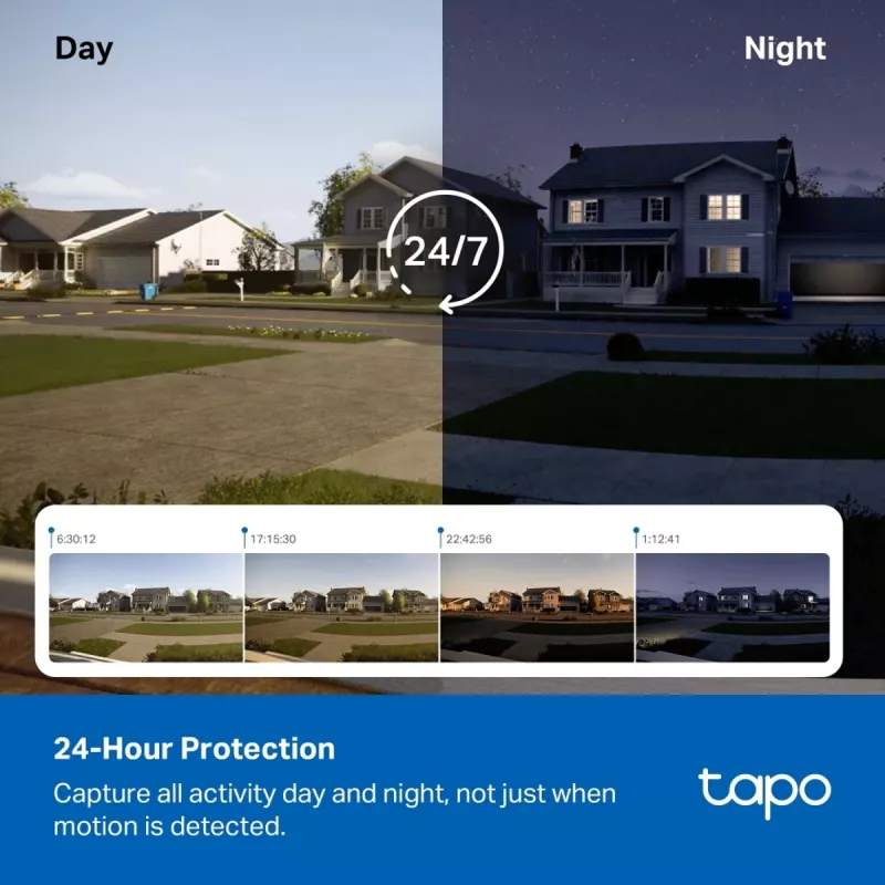 TP-LINK Tapo C665G Kit Câmara IP exterior e painel solar 4K 8MP Wi-Fi LTE