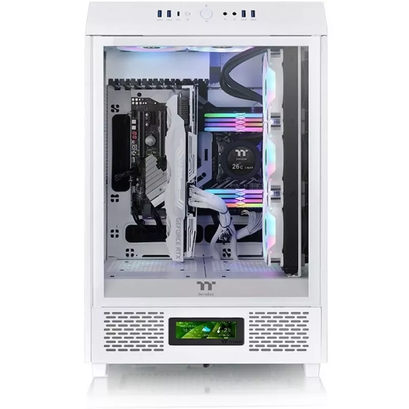 Kit de painel LCD Thermaltake Snow White para The Tower 500