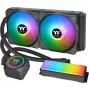 Thermaltake Floe RC 240 Refrigeração líquida all-in-one para CPU com bloco de água RAM integrado, radiador 240mm, 2x ventoinhas ARGB PWM 120mm, Intel/AMD