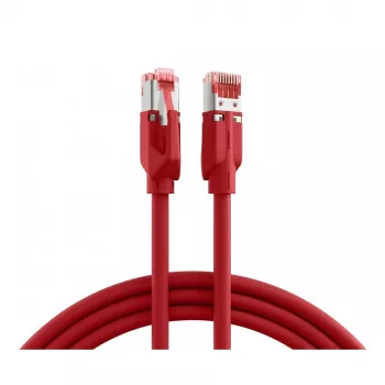 EFB-Elektronik Cabo de rede RJ45 Cat.6A S/FTP LSZH Draka UC900 TM21 vermelho 0,25m