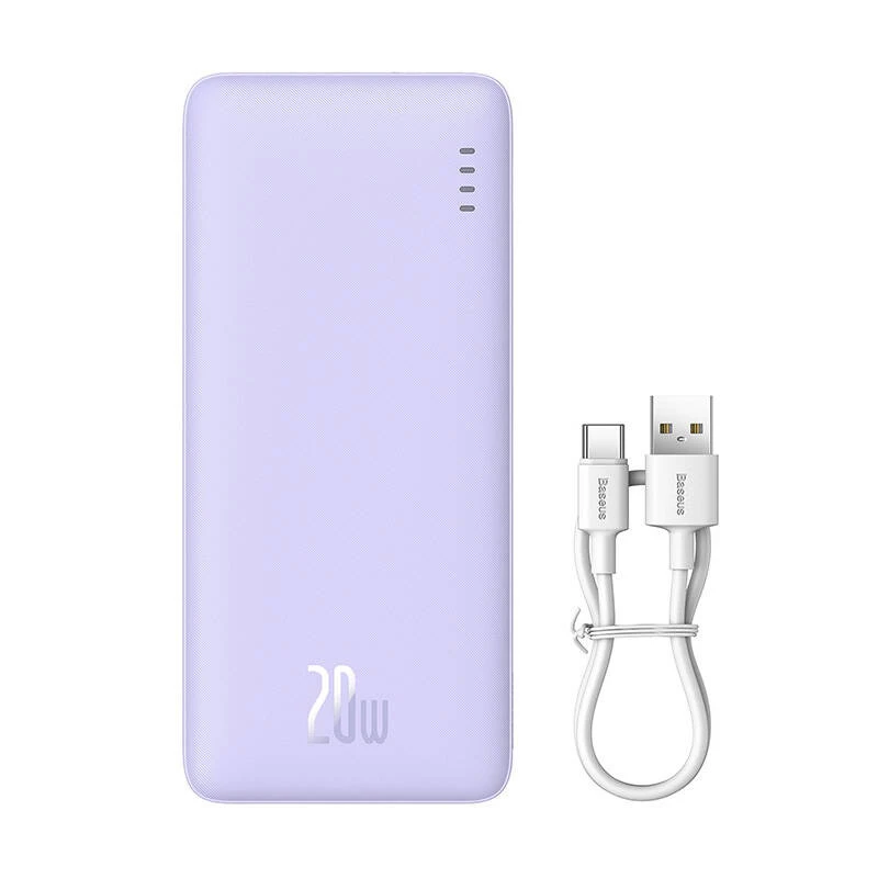 Baseus Airpow - 20.000 mAh 20W Powerbank (Lila)
