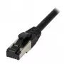 Synergy21 Cabo de rede RJ45, CAT8.1 2000MHz, 5m, preto, S/FTP, TPE/LSZH (SuperFlex), AWG26