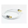Good Connections Cabo de antena SAT SmartFLEX, ficha angular IEC/Coax para conector fêmea, banhado a ouro, blindagem quádrupla, 120 dB, branco, 2 m (GC-M2063)