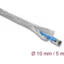 Delock manga entrançada para blindagem EMC autofechável 5 m x 10 mm (20992)