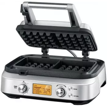 Sage SWM620BSS4EEU1 Máquina de waffles belgas Smart Waffle Pro, 1000 W, aço inoxidável escovado