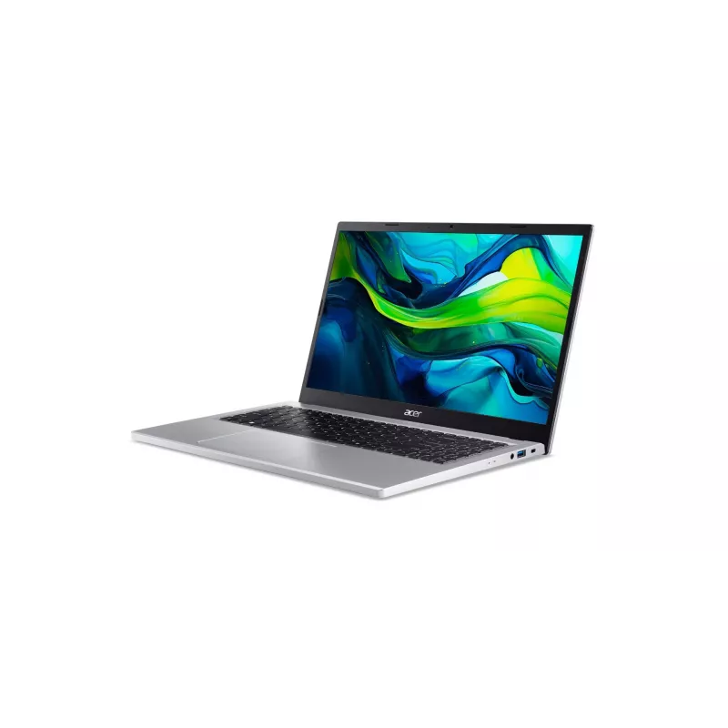 Acer AG15-32P-39R2DX Portátil - Intel Core 3 N355, 15,6 polegadas FHD IPS, 8GB RAM, 256GB SSD (2x128GB), Windows 11 Home, prateado