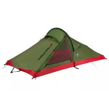 High Peak Siskin 2.0 Tenda piramidal verde, vermelha