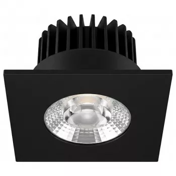 Synergy 21 Spot de teto LED embutir Helios preto - quadrado - branco neutro