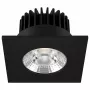 Synergy 21 Spot de teto LED embutir Helios preto - quadrado - branco neutro