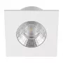 Synergy 21 Spot de teto LED embutir Helios branco quadrado branco neutro