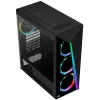 Aerocool Shard Caixa Midi-Tower com Vidro Temperado Preto