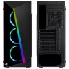 Aerocool Shard Caixa Midi-Tower com Vidro Temperado Preto