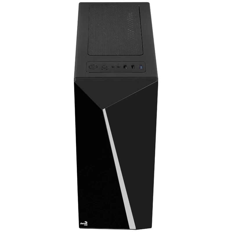Aerocool Shard Caixa Midi-Tower com Vidro Temperado Preto
