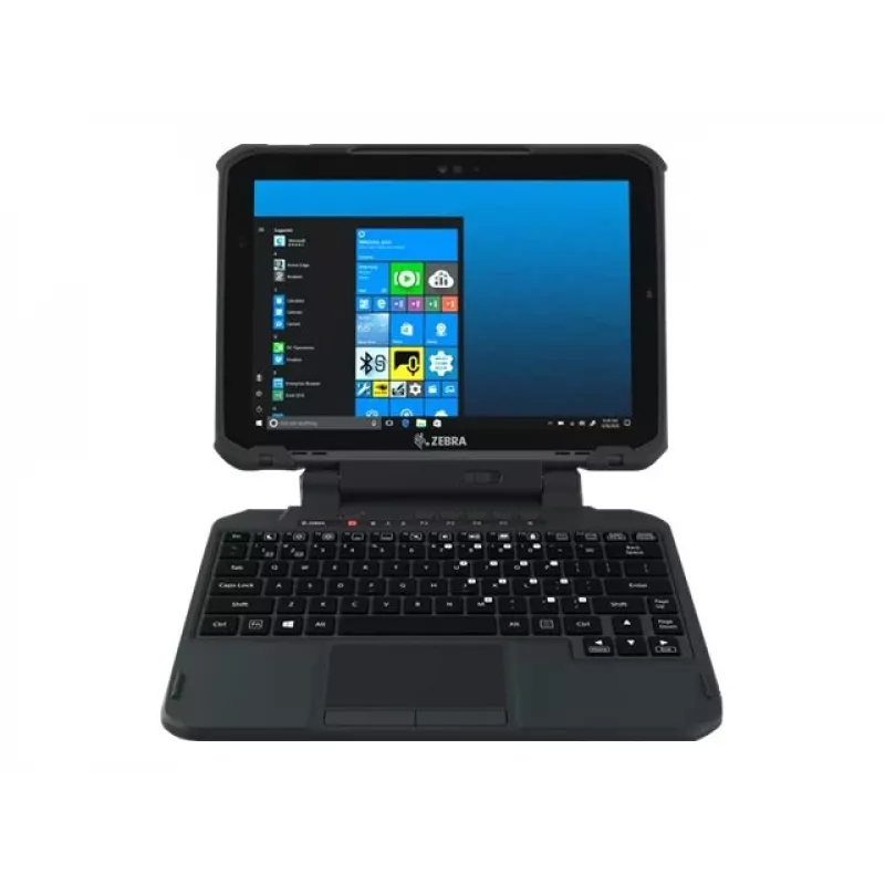 Zebra Teclado 2-em-1 com Touchpad e Punho Extensível - retroiluminado - QWERTY US - para Zebra ET80, ET85
