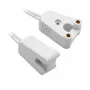 Synergy 21 Adaptador LED para Tubos LED T8 Casquilho G13 Conjunto de 2 Branco