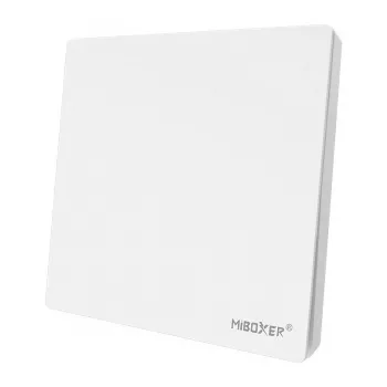 Controlador LED sem fios Miboxer PUSH3 2,4GHz Dual White CCT com painel tátil branco