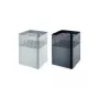 Helit Cesto de Papel em Aço com Tampa Perfurada, 15 Litros, Preto, Quadrado