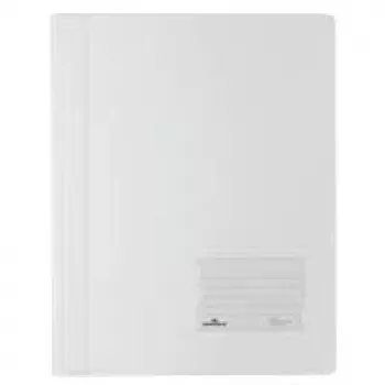 DURABLE DURALUX Ficheiro de arquivo rápido A4+ Polipropileno Branco 10 mm Lombada Capacidade 250 Folhas