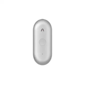 PLAUD NotePin S Prateado Gravador de voz AI, 64 GB, 300 mAh, USB-C, Prateado