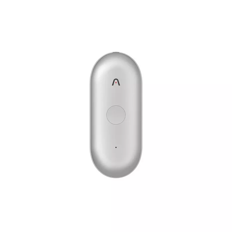 PLAUD NotePin S Prateado Gravador de voz AI, 64 GB, 300 mAh, USB-C, Prateado