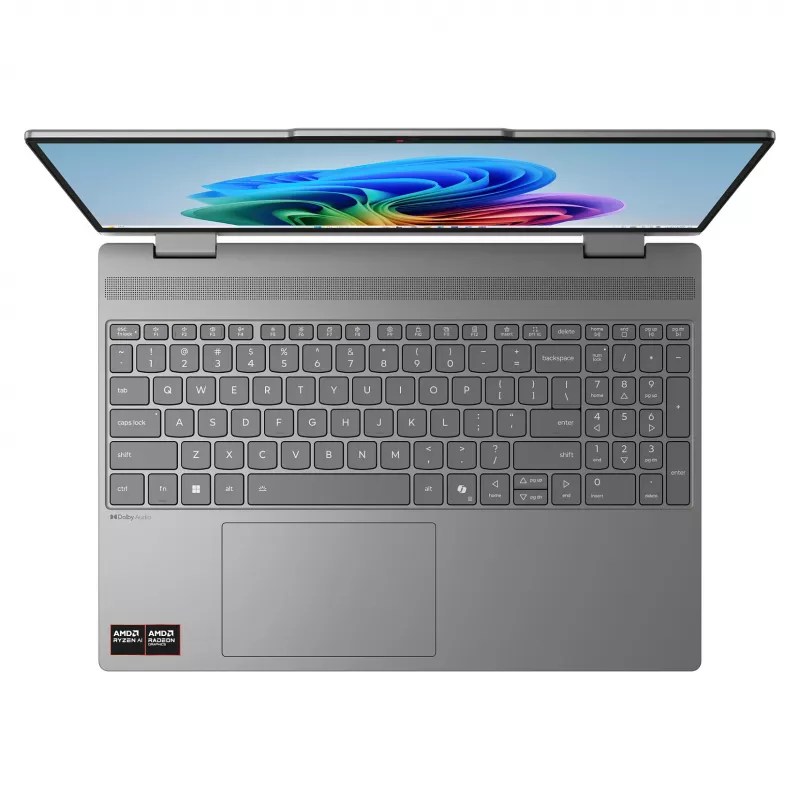 Lenovo IdeaPad 5 2-in-1 15AGP11 Copilot+ PC 83UM0006GE Portátil 2-in-1, 15,3 polegadas WQXGA OLED Touch 165Hz, AMD Ryzen AI 7 445, 16GB DDR5, 512GB SSD, Windows 11 Home, teclado alemão