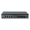 LevelOne Switch gerido L3 10 Gigabit 8 portas, 4 x 1G/2.5G/5G/10G RJ45, 4 x 1G/2.5G/5G/10G SFP+ Uplinks