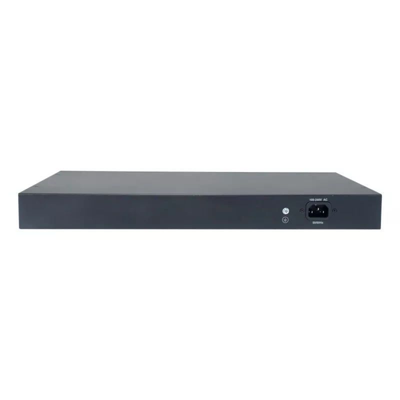 LevelOne Switch gerido L3 10 Gigabit 12 portas, 8 x 1G/2.5G/5G/10G RJ45, 4 x 1G/2.5G/5G/10G SFP+ Uplinks, 240Gbps Non-Blocking Fabric, Rackmount 19 polegadas