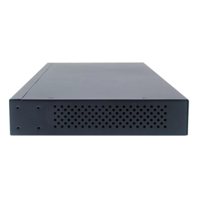 LevelOne Switch gerido L3 10 Gigabit 12 portas, 8 x 1G/2.5G/5G/10G RJ45, 4 x 1G/2.5G/5G/10G SFP+ Uplinks, 240Gbps Non-Blocking Fabric, Rackmount 19 polegadas