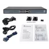 LevelOne Switch gerido L3 10 Gigabit 12 portas, 8 x 1G/2.5G/5G/10G RJ45, 4 x 1G/2.5G/5G/10G SFP+ Uplinks, 240Gbps Non-Blocking Fabric, Rackmount 19 polegadas