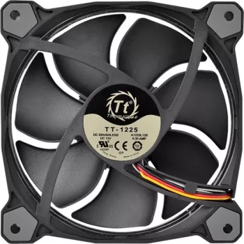 Thermaltake Riing 12 RGB Ventoinha para caixa 120mm - Anel LED 256 cores, 1500 rpm, rolamento hidráulico