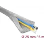 Delock Manga de malha para blindagem EMC, autofechável, 5 m x 25 mm (20995)