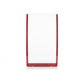 SATEL SP-4006R Sirene interior acústico-ótica, flash vermelho, caixa branca
